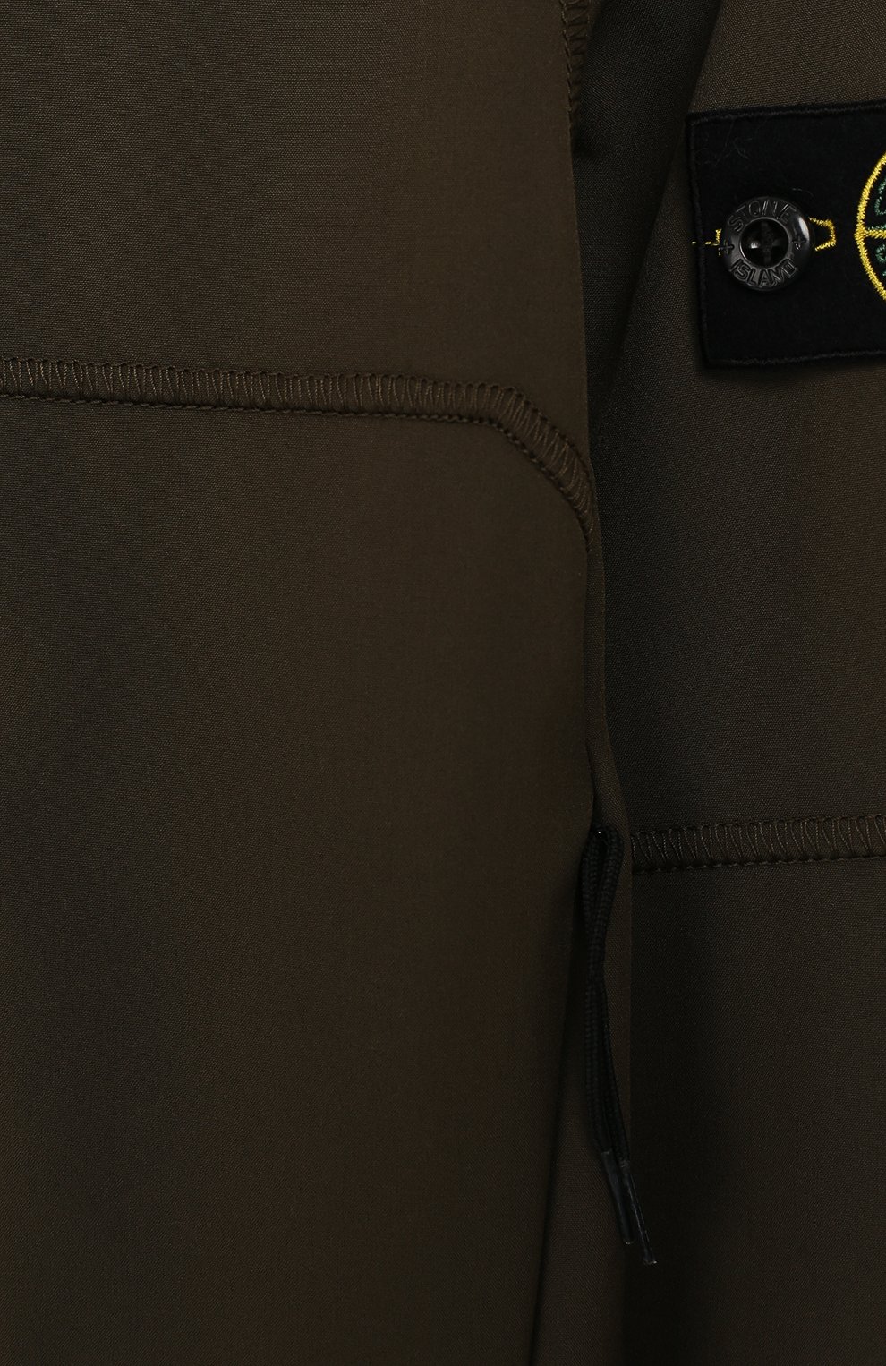 Ветровка с капюшоном STONE ISLAND хаки цвета по цене 19950 руб., арт. 701640234/6-8, фото 3 Ветровка с капюшоном STONE ISLAND, арт. 701640234/6-8, фото 3