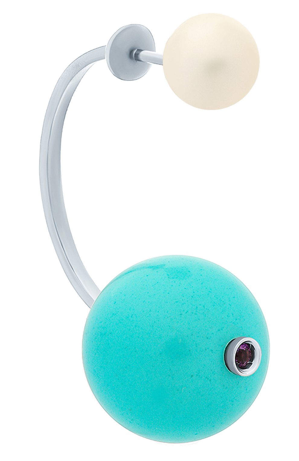 Серьга DELFINA DELETTREZ, арт. NTL5005.E, фото 2