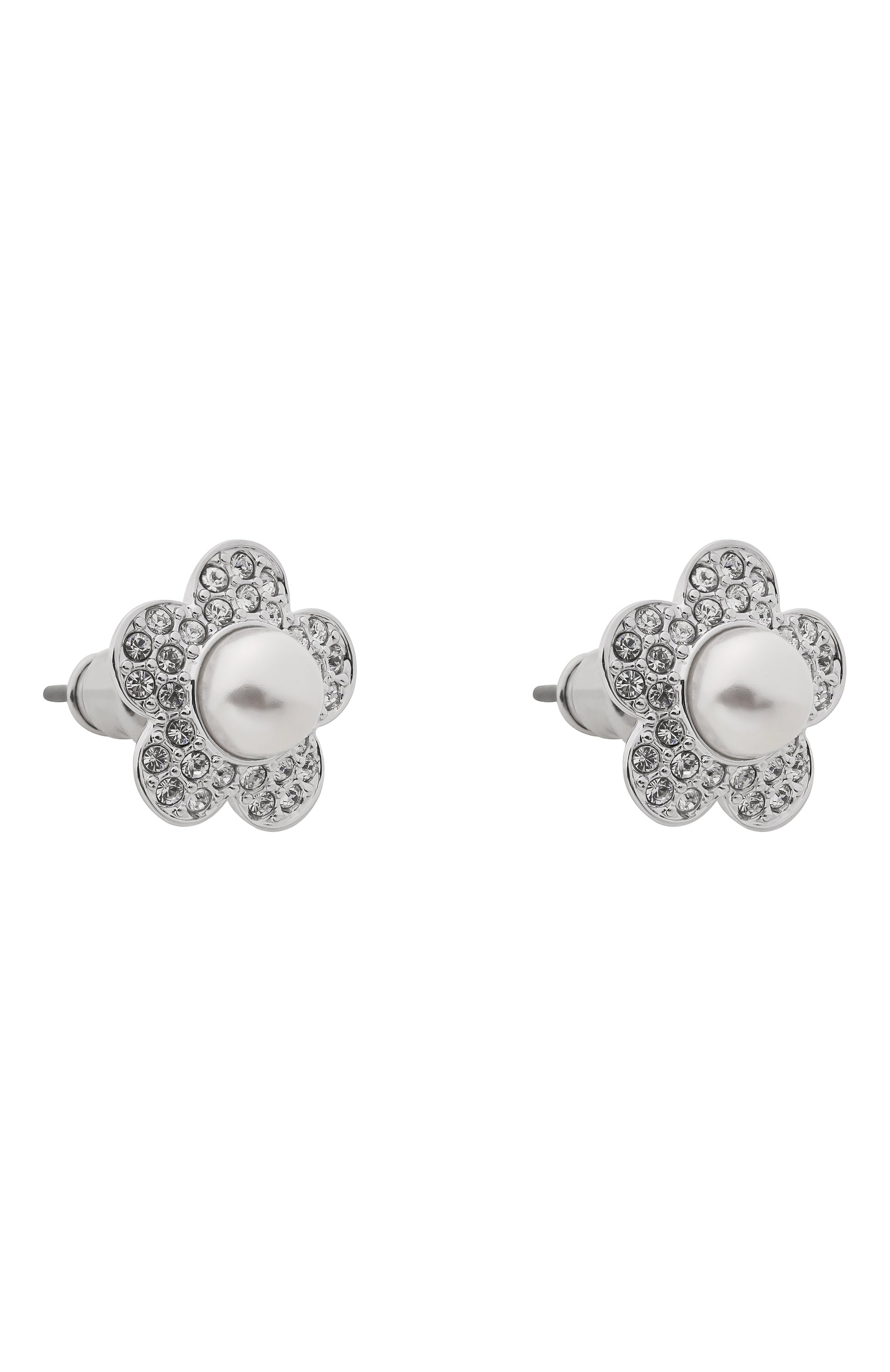 Серьги ariana grande x swarovsky SWAROVSKI серебряного цвета по цене 18350 руб., арт. 5756098, фото 3 Серьги ariana grande x swarovsky SWAROVSKI, арт. 5756098, фото 3