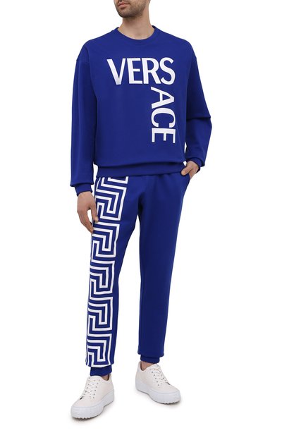 Хлопковые джоггеры VERSACE, арт. 1001085/1A00720, фото 2
