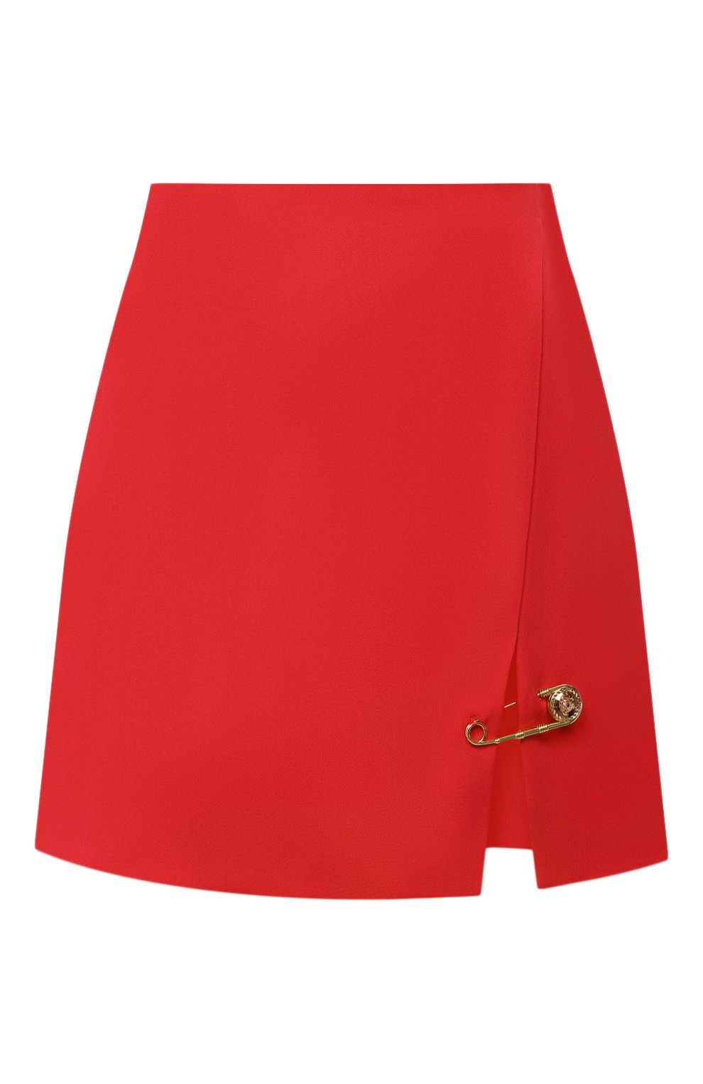 Юбка из вискозы VERSACE красного цвета по цене 62300 руб., арт. A83920/A208429, фото 1 Юбка из вискозы VERSACE, арт. A83920/A208429, фото 1