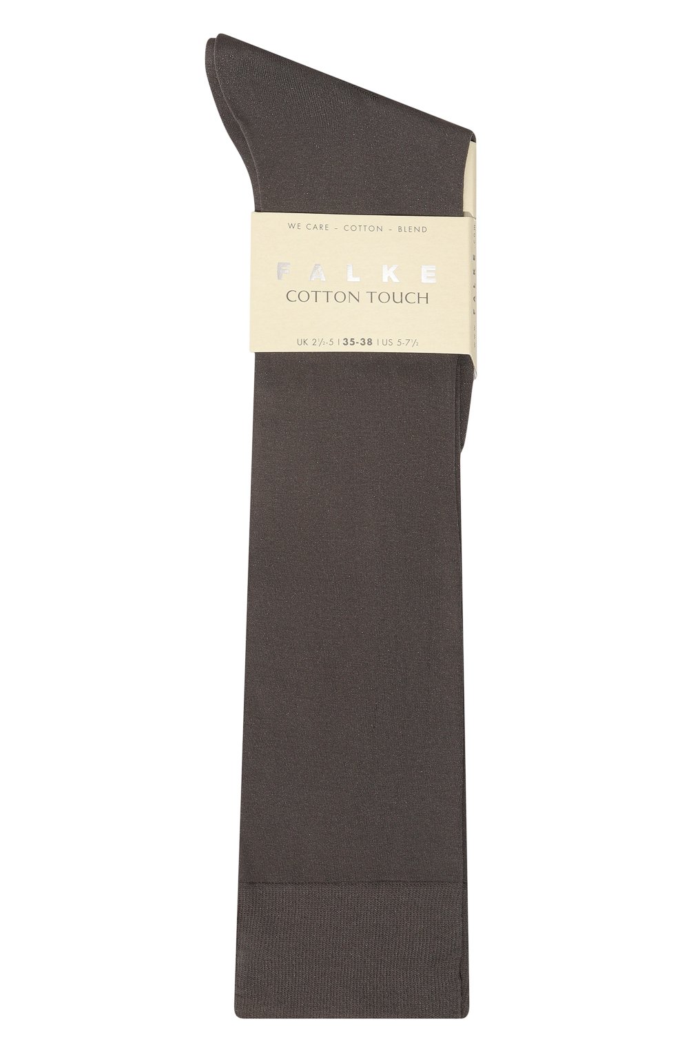 Хлопковые гольфы FALKE серого цвета по цене 3590 руб., арт. 46605, фото 1 Хлопковые гольфы FALKE, арт. 46605, фото 1