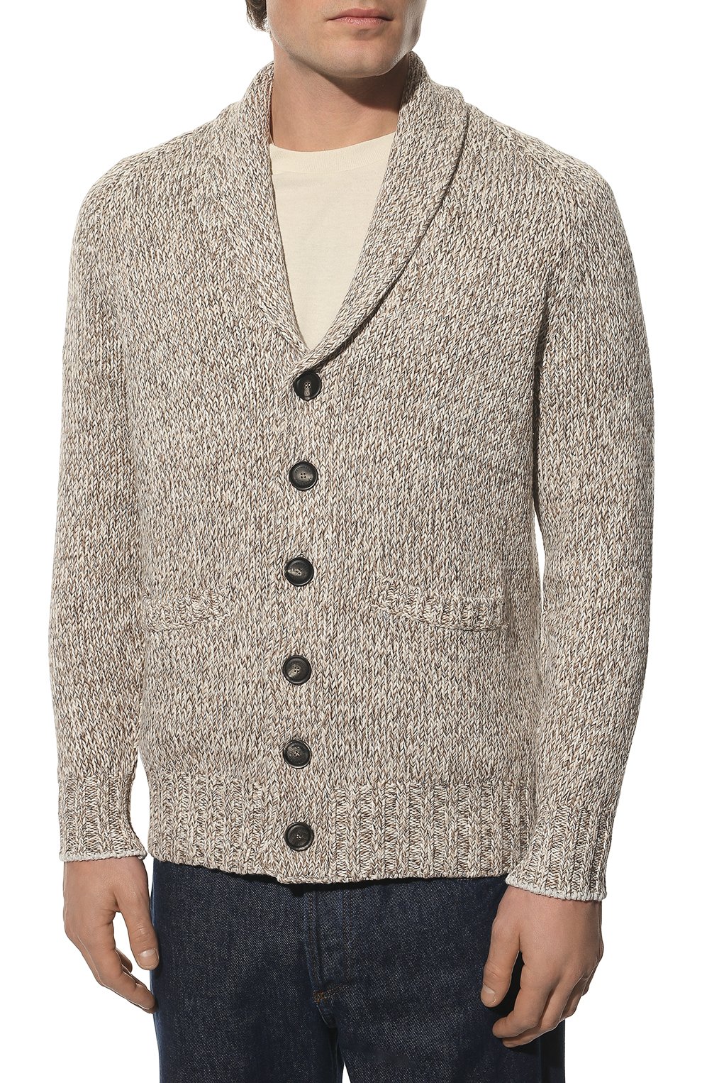 Хлопковый кардиган BRUNELLO CUCINELLI, арт. 221M2839616, фото 3