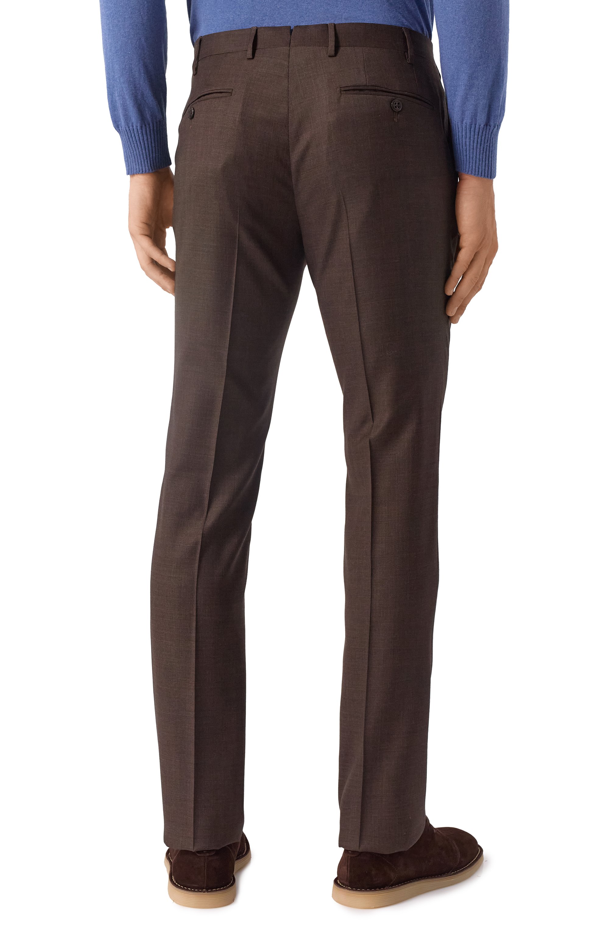 Шерстяные брюки CORNELIANI, арт. 255B01-2517087, фото 4