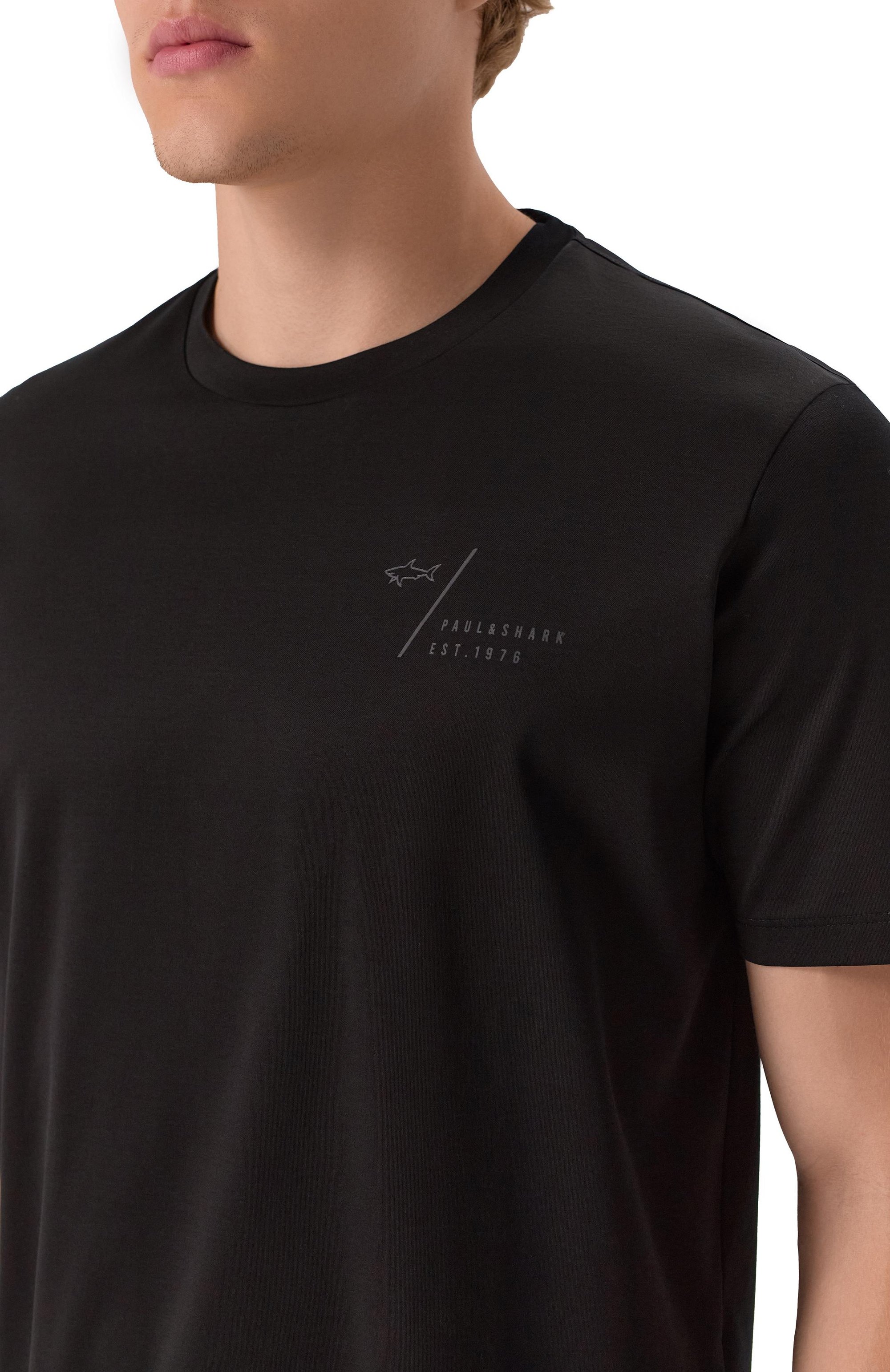 Хлопковая футболка PAUL&SHARK, арт. 15311622/3XL-6XL, фото 5