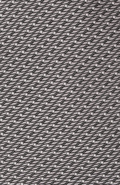 Шелковый галстук LANVIN серого цвета по цене 13950 руб., арт. 3209/TIE, фото 4 Шелковый галстук LANVIN, арт. 3209/TIE, фото 4