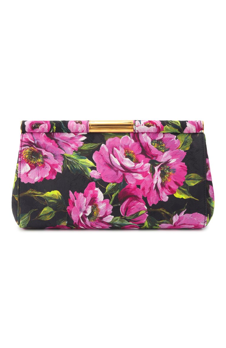 Женский клатч marlene DOLCE & GABBANA разноцветного цвета, арт. BB7672/A6N03 | Фото 6 (Размер: medium; Материал: Текстиль; Женское Кр�осс-КТ: Клатч-клатчи, Вечерняя сумка)