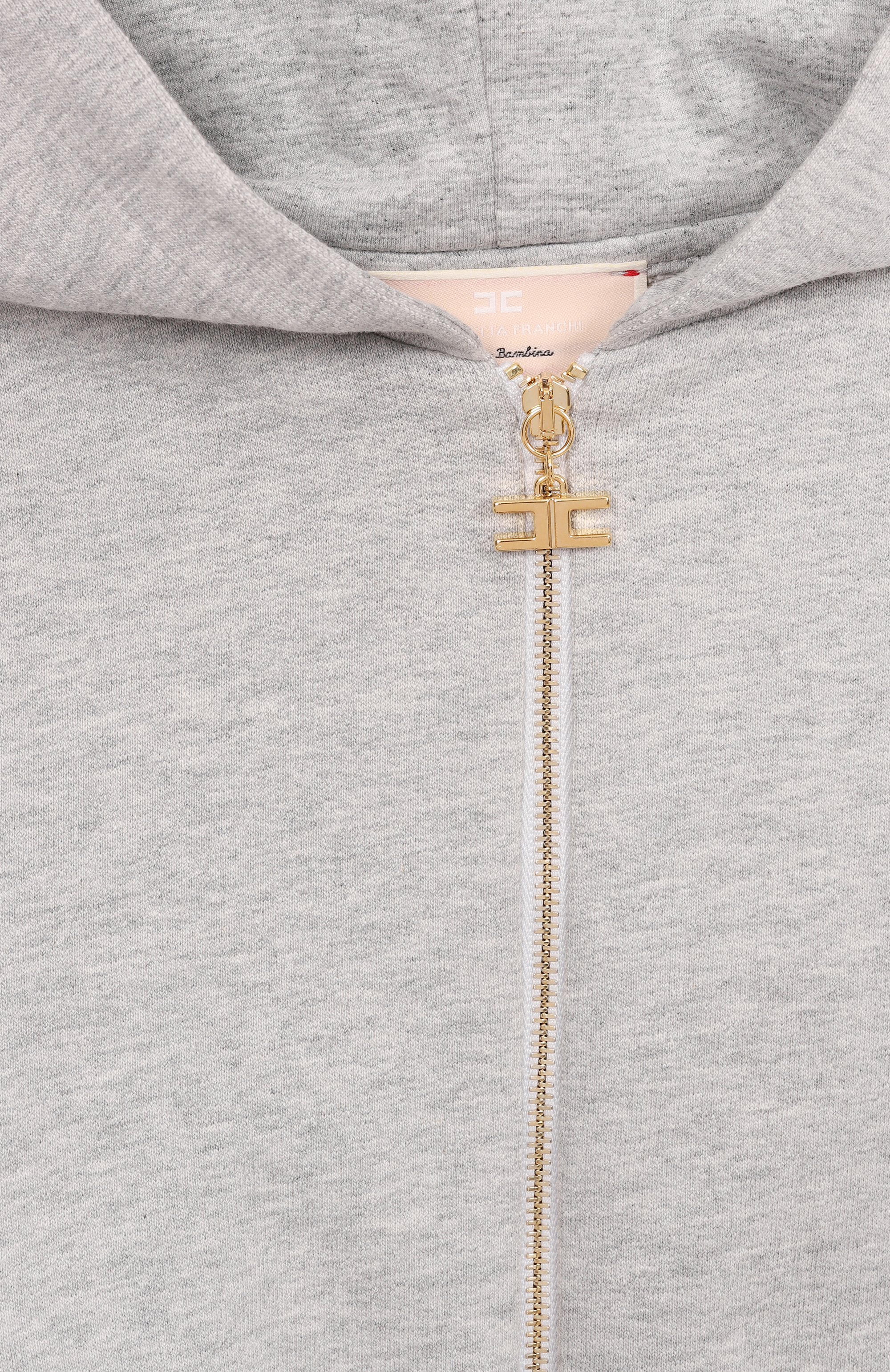 Хлопковая толстовка ELISABETTA FRANCHI LA MIA BAMBINA, арт. EFFE1670/FF002_001, фото 3