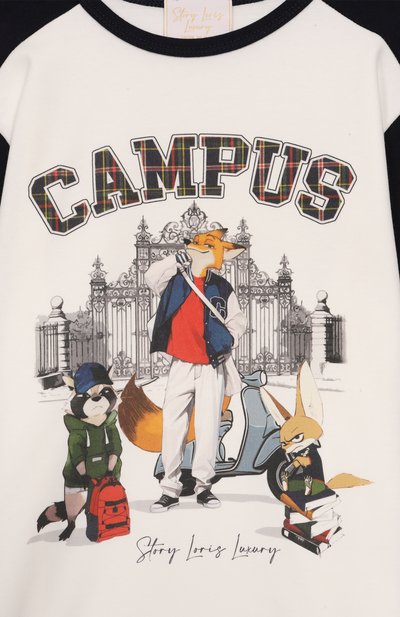 Хлопковая пижама STORY LORIS, арт. 35472/2-6, фото 4