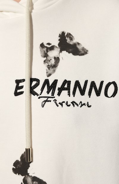 Хлопковое худи ERMANNO FIRENZE, арт. D40EL 065EI5, фото 5