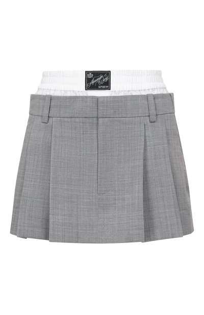 Женские юбка-шорты из шерсти и хлопка ALEXANDER WANG, арт. 1WC3265416