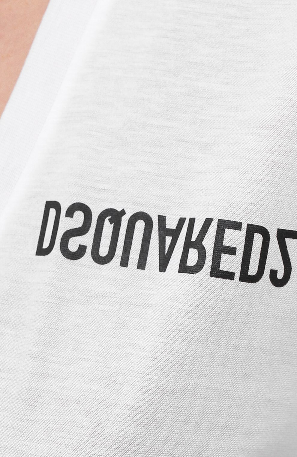 Хлопковая футболка DSQUARED2 белого цвета по цене 24050 руб., арт. S75GD0157/S23848, фото 5 Хлопковая футболка DSQUARED2, арт. S75GD0157/S23848, фото 5
