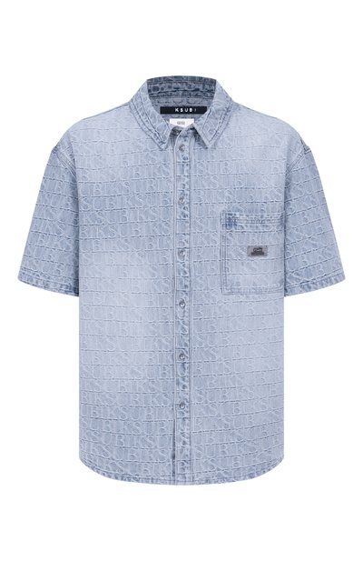 Мужская джинсовая рубашка KSUBI, арт. MPF25SH002