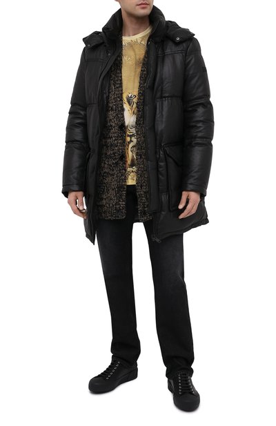 Кожаный пуховик YVES SALOMON, арт. 21WHM20097A24W, фото 2