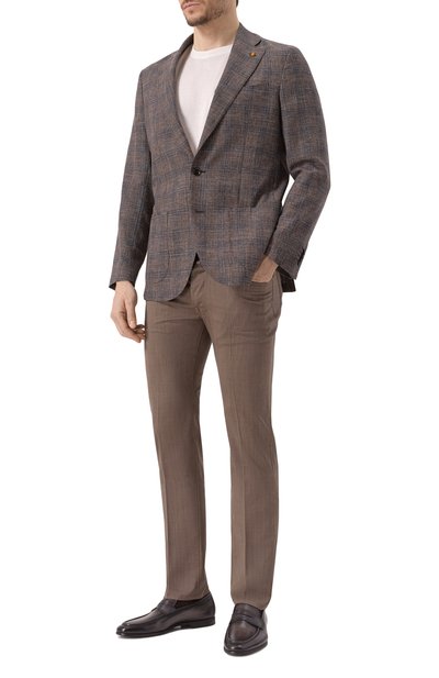 Кожаные пенни-лоферы dumas MAGNANNI, арт. 25617/B0WEN, фото 2