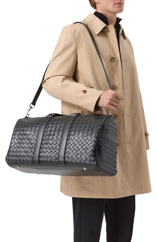 Сумка Intrecciato Duffle medium Bottega Veneta 781053 V2HL1 Чёрный  781053 V2HL1 Фото 2