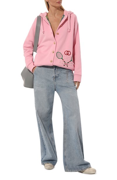 Хлопковая толстовка GUCCI, арт. 572808 XJBIW, фото 2