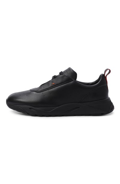 Кожаные кроссовки innova SANTONI черного цвета по цене 87950 руб., арт. MBIG22027NERTESM, фото 3 Кожаные кроссовки innova SANTONI, арт. MBIG22027NERTESM, фото 3