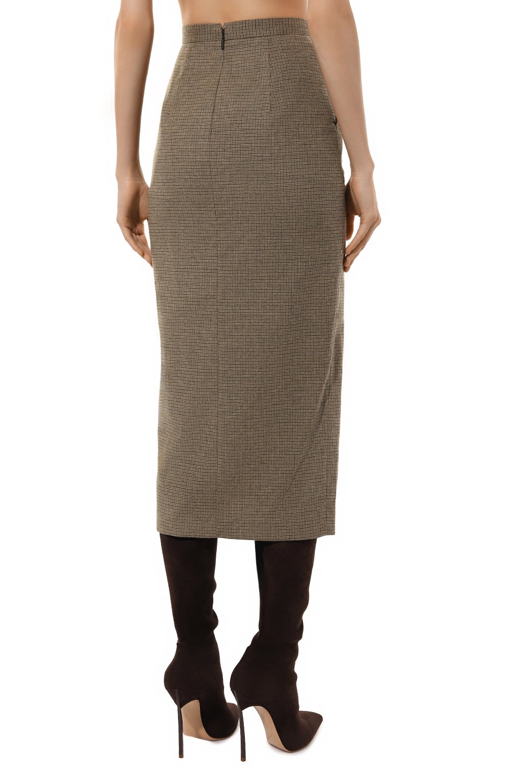 Юбка из шерсти и вискозы PINKO, арт. 104231/A248, фото 4