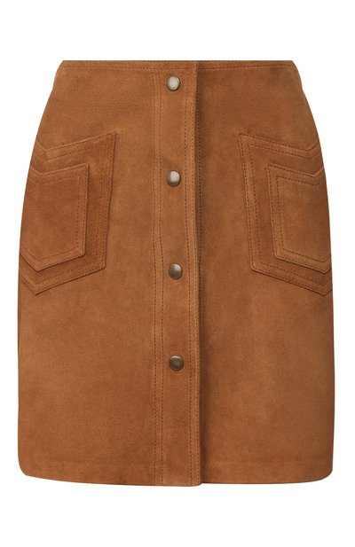 Замшевая юбка SAINT LAURENT, арт. 602763/YC2AY, фото 1