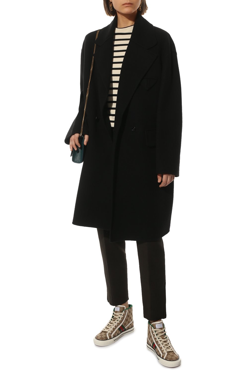 Текстильные кеды gucci tennis 1977 GUCCI, арт. 627838/HVK70, фото 2