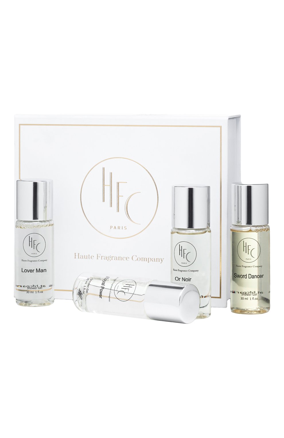 Дорожный набор мужских гелей для душа (4x30ml) HFC, арт. 3760354920047, фото 2