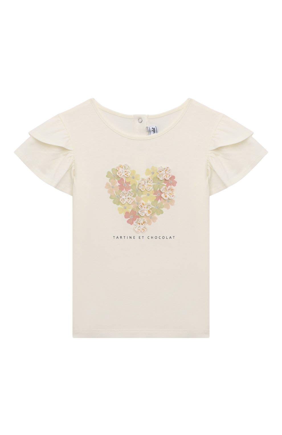 Хлопковая футболка TARTINE ET CHOCOLAT, арт. TY10011/6M-12M, фото 1