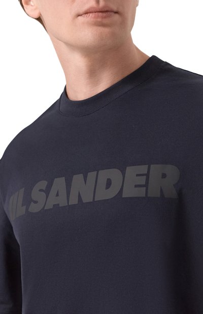 Хлопковая футболка JIL SANDER, арт. J22GC0221/J20349, фото 5