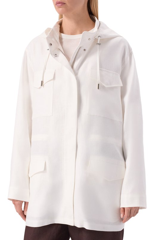 Льняная парка MVST M26.2PW.0024/ZEG1656 Белый  M26.2PW.0024/ZEG1656 Фото 3