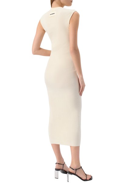 Хлопковое платье JIL SANDER, арт. J40CT0202-J15410, фото 4