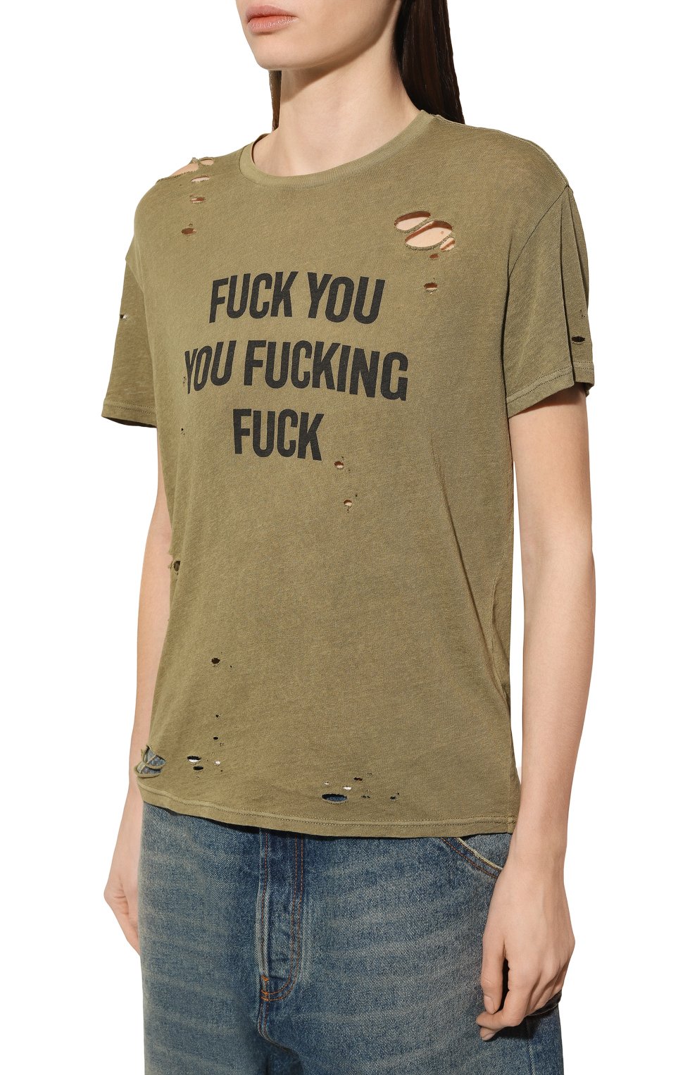 Хлопковая футболка R13, арт. R13WK001-016SS, фото 3