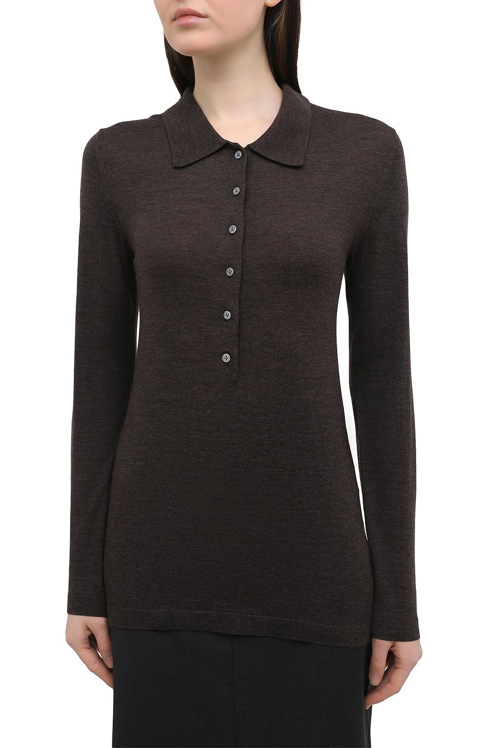 Шерстяное поло TOTEME, арт. MILLANA 204-550-751, фото 3