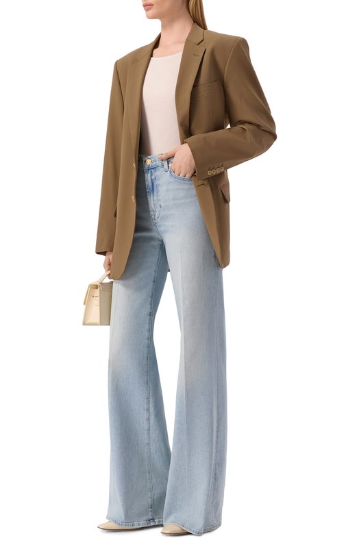 Джинсы Modern Dojo 7 For All Mankind 7U330A91/M0DERN D0J0 Голубой  7U330A91/M0DERN D0J0 Фото 2