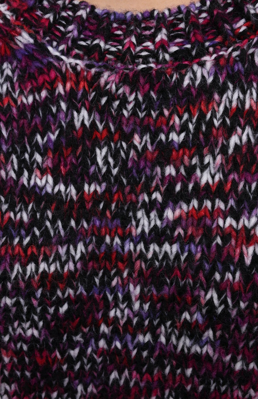 Шерстяной свитер DRIES VAN NOTEN фуксия цвета по цене 49950 руб., арт. 202-11215-1719, фото 5 Шерстяной свитер DRIES VAN NOTEN, арт. 202-11215-1719, фото 5