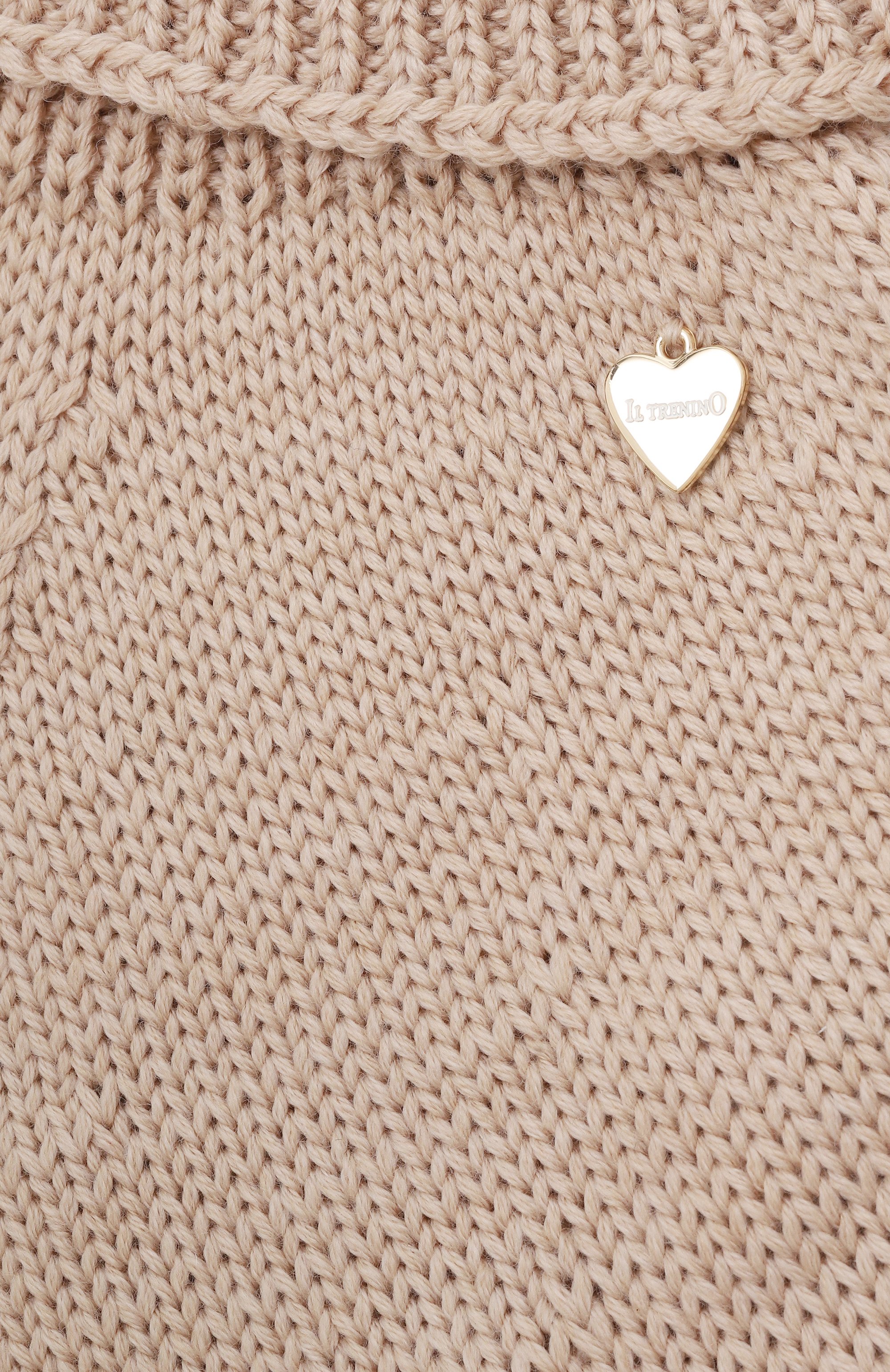 Шерстяной шарф-манишка IL TRENINO бежевого цвета по цене 8740 руб., арт. CL-4058/J, фото 3 Шерстяной шарф-манишка IL TRENINO, арт. CL-4058/J, фото 3