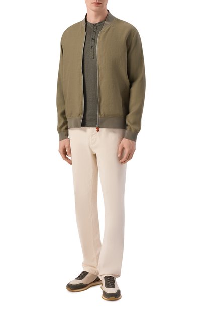Льняной бомбер KITON, арт. UG0001H09690, фото 2