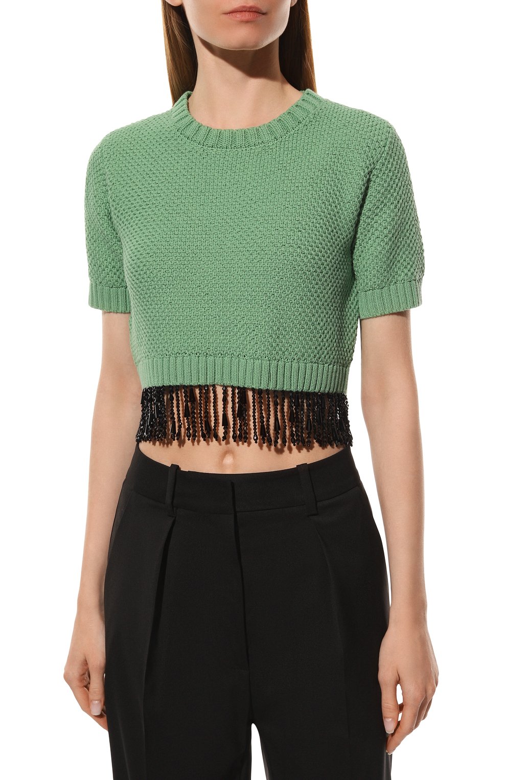 Хлопковый пуловер PINKO, арт. 1G17UU-A02V, фото 3