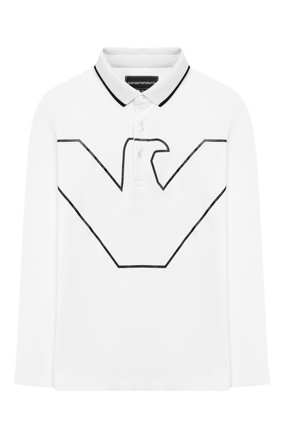 Хлопковое поло EMPORIO ARMANI, арт. 6G4FJ4/4J2NZ, фото 1