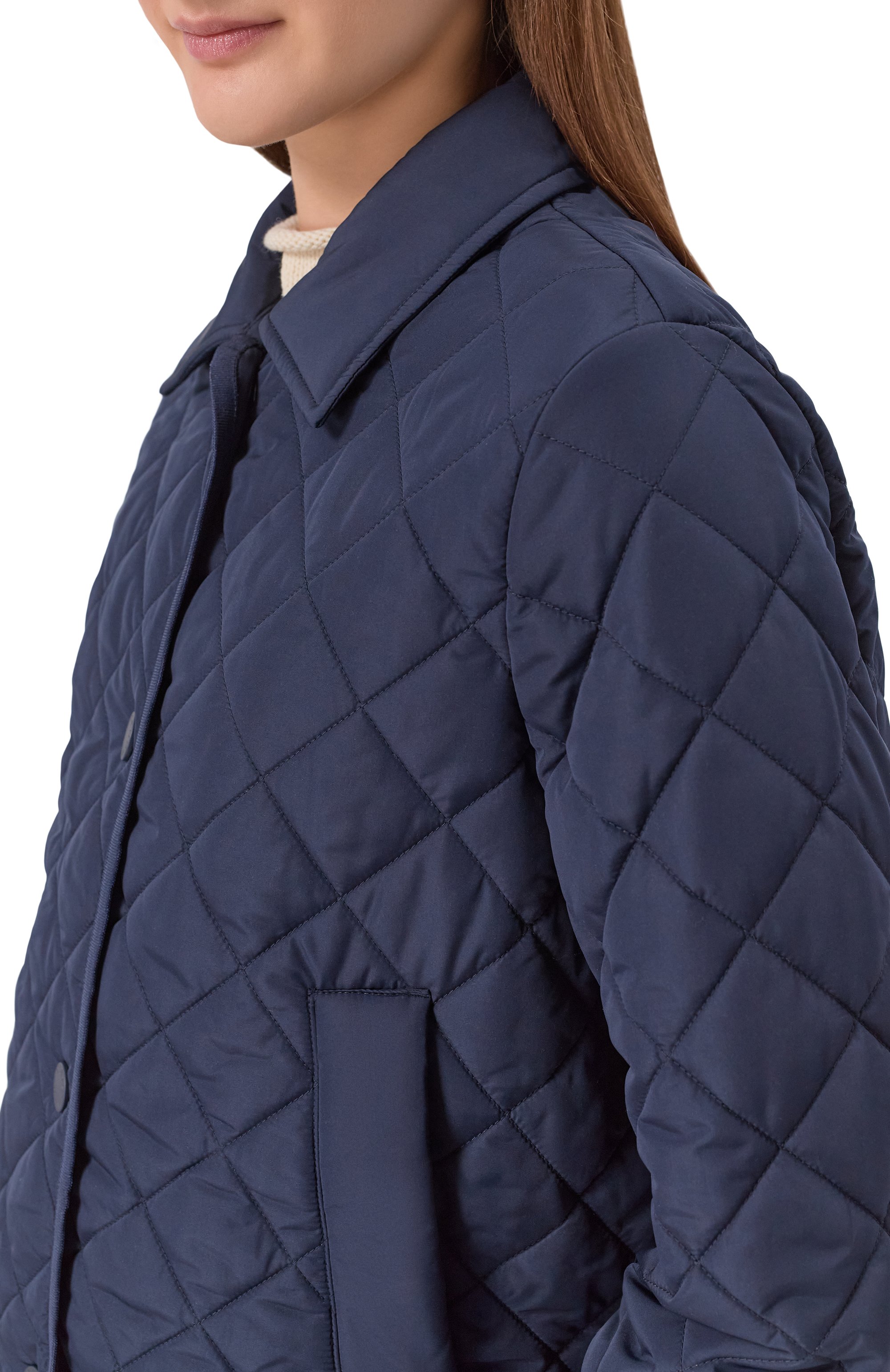 Куртка WEEKEND MAX MARA темно-синего цвета по цене 36850 руб., арт. WKDGEL0, фото 5 Куртка WEEKEND MAX MARA, арт. WKDGEL0, фото 5