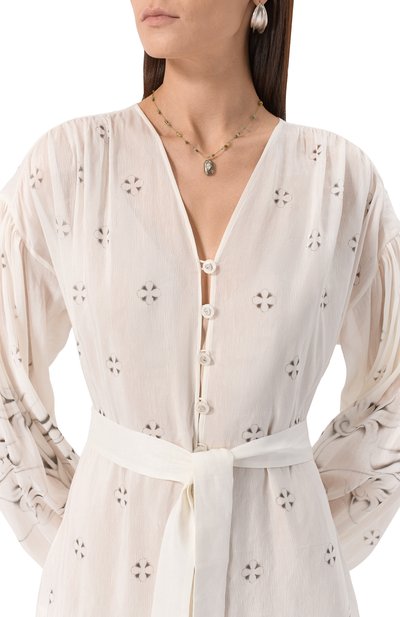 Платье изо льна и шелка AKHMADULLINA, арт. 1125.5D120/L001, фото 5