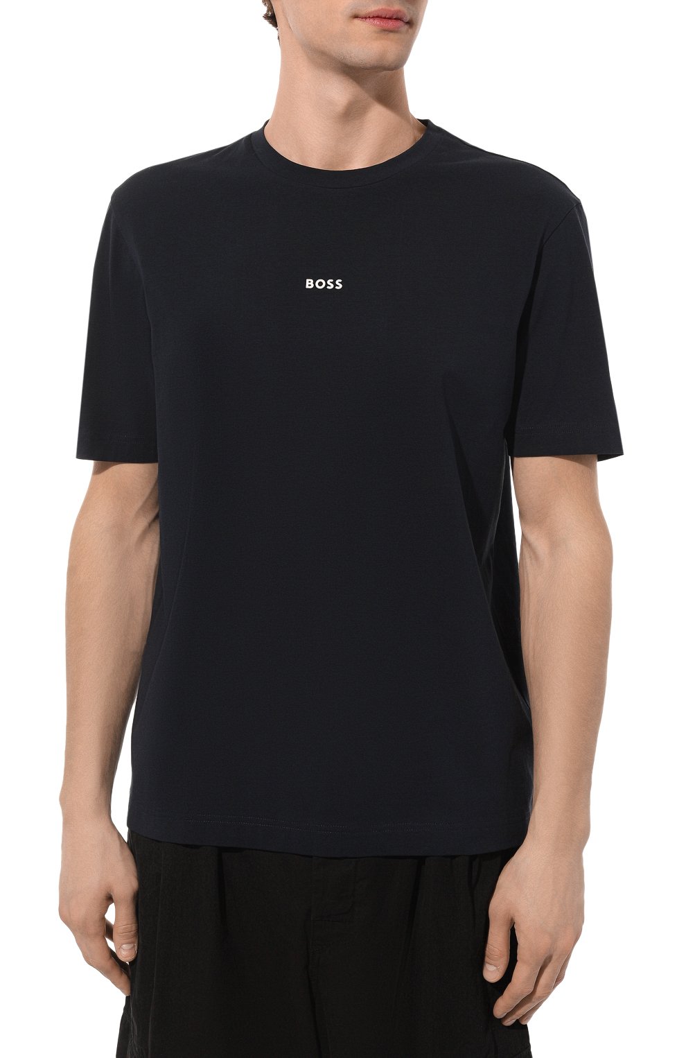 Хлопковая футболка BOSS ORANGE, арт. 50473278, фото 3