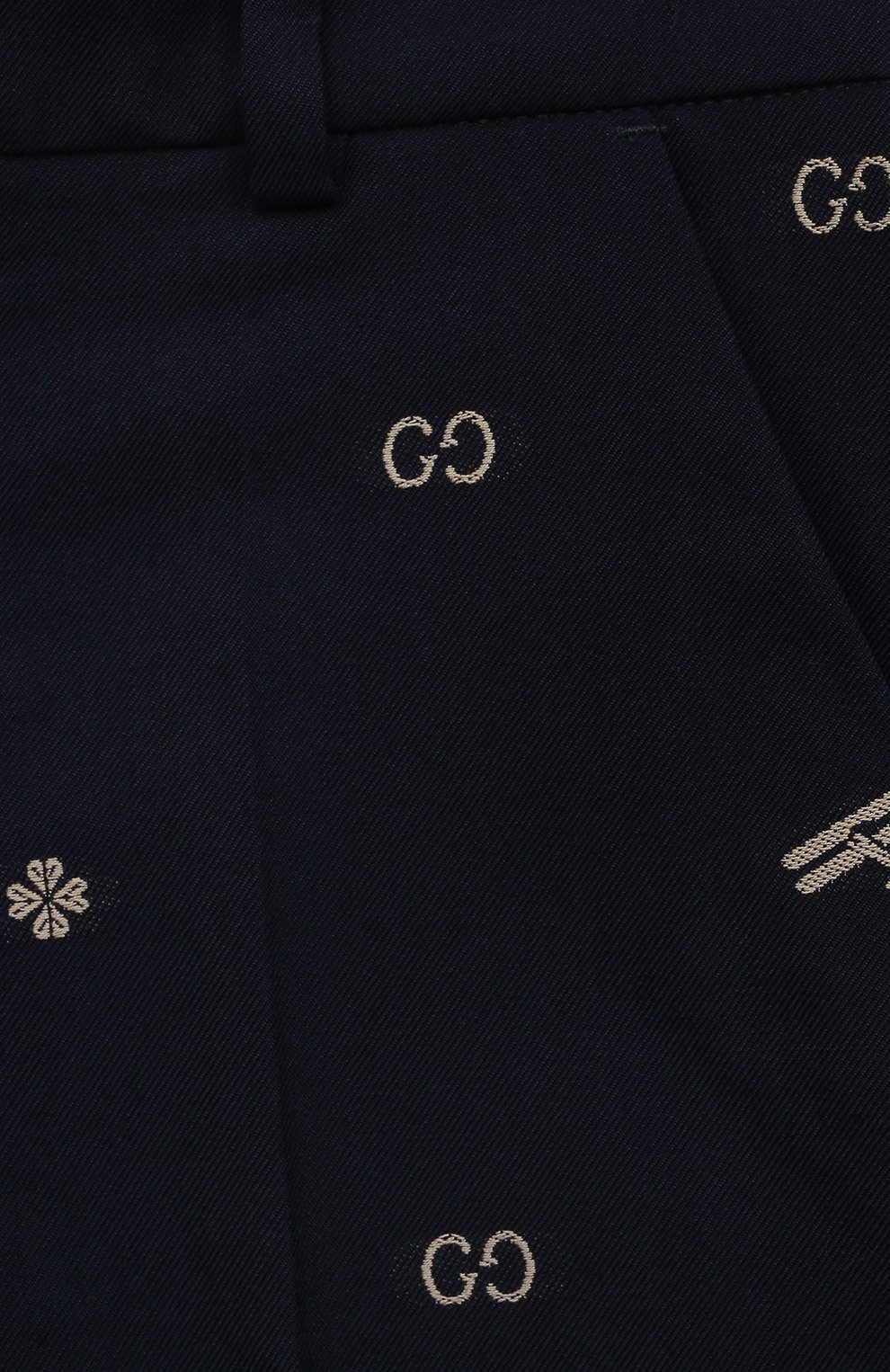 Хлопковые брюки GUCCI, арт. 626210 XWAKM, фото 3