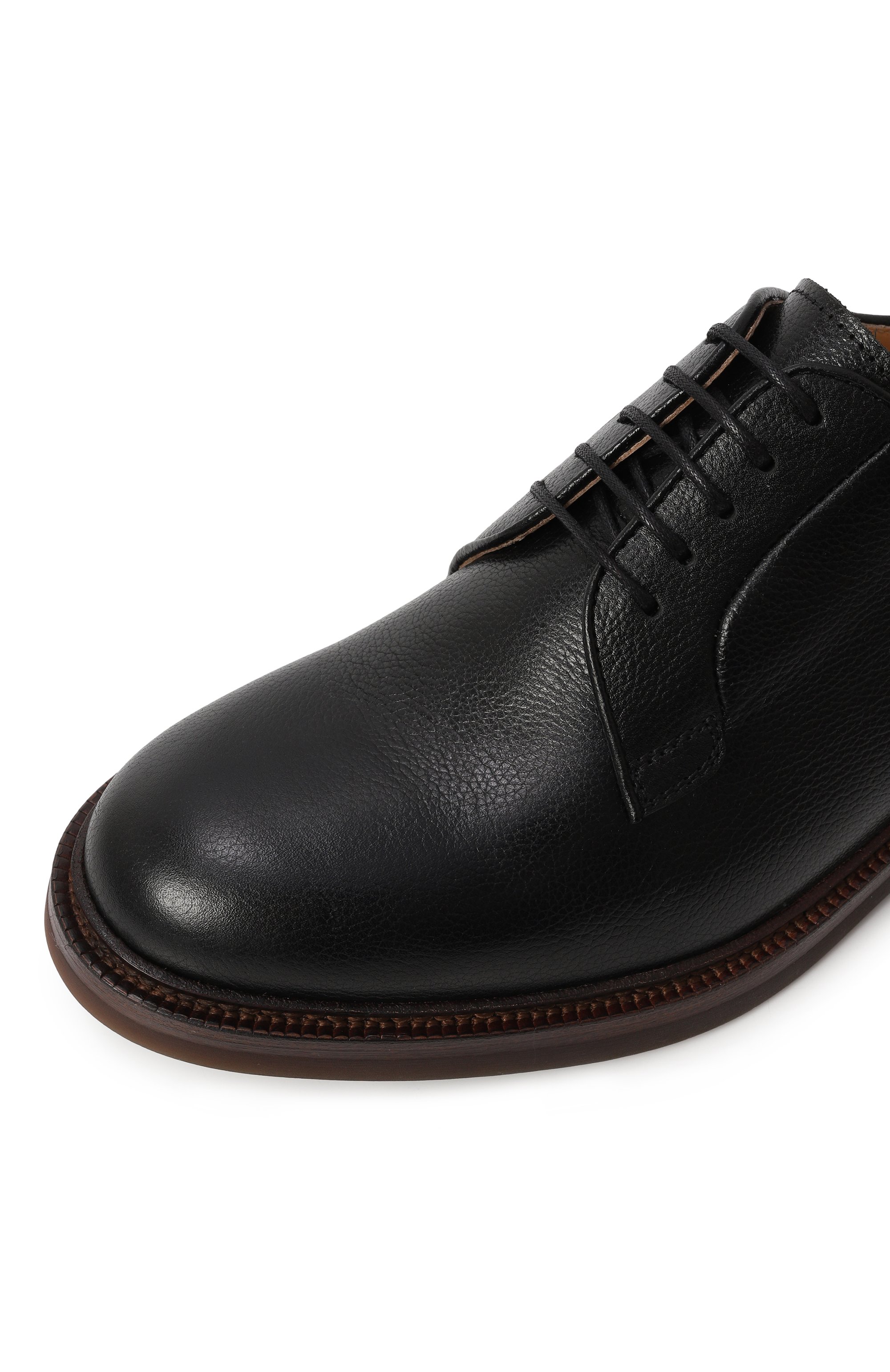 Кожаные дерби BRUNELLO CUCINELLI, арт. MZUNAIX810, фото 7