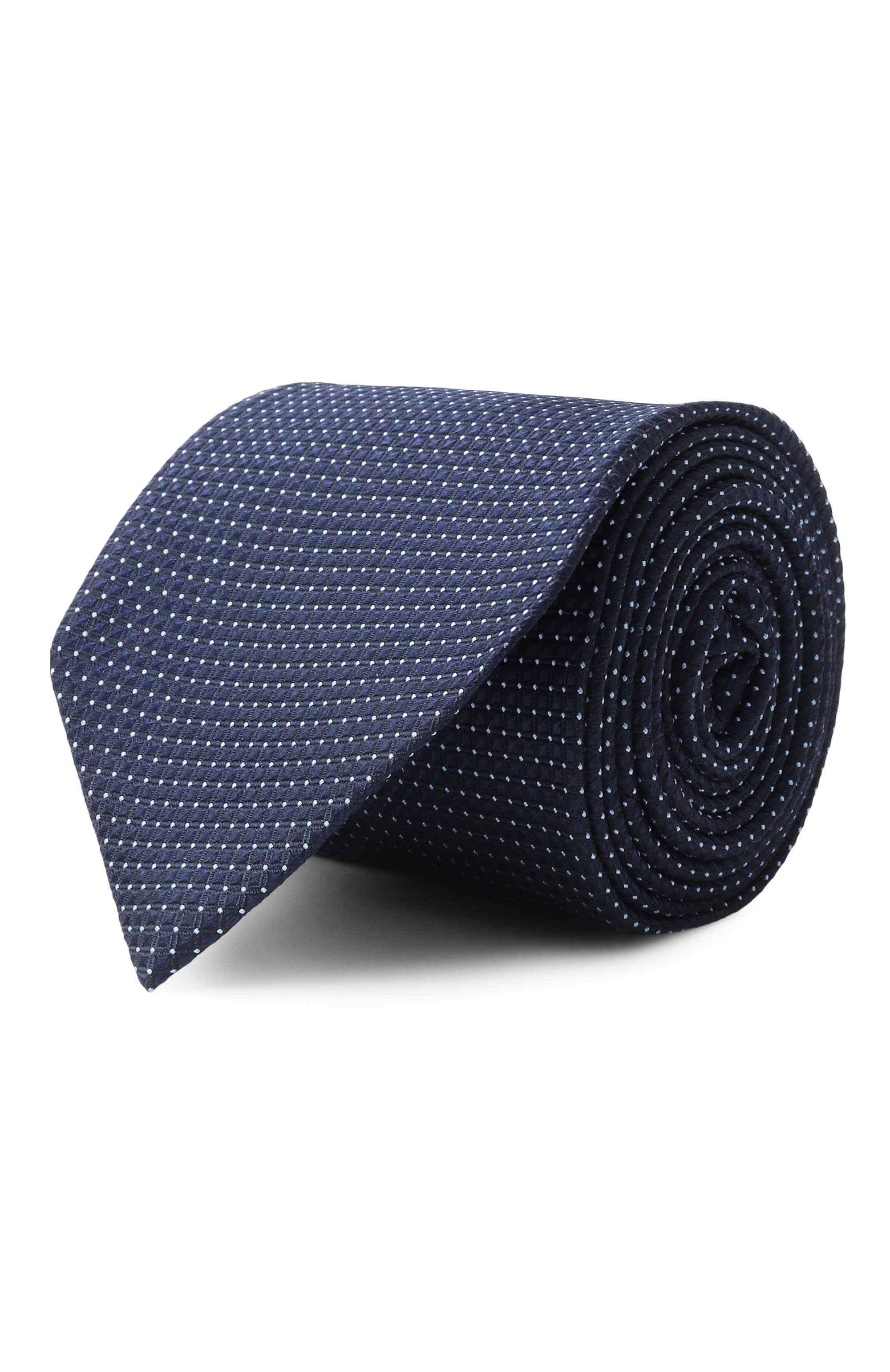 Шелковый галстук ZEGNA темно-синего цвета по цене 30950 руб., арт. 1P8/Z9D06TA9, фото 1 Шелковый галстук ZEGNA, арт. 1P8/Z9D06TA9, фото 1