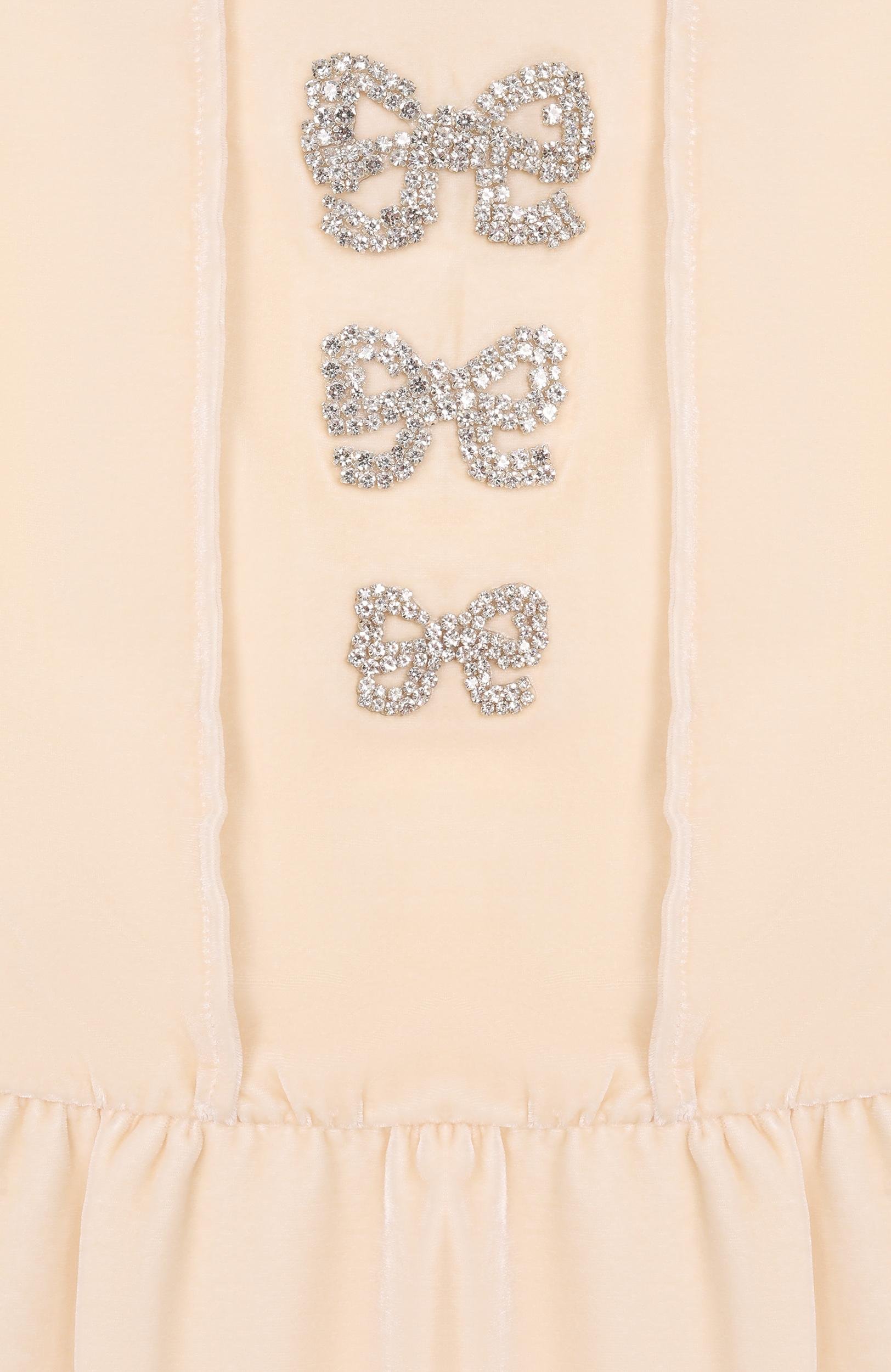 Платье из вискозы и шелка ELIE SAAB JUNIOR, арт. EFAB149/TS1127, фото 3