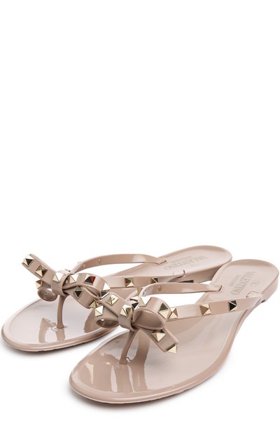 Резиновые шлепанцы pvc rockstud с бантом VALENTINO, арт. IW2S0552/PVS, фото 2