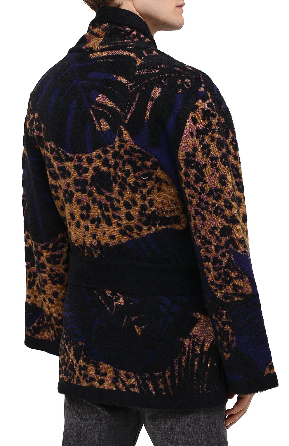 Кардиган SAINT LAURENT разноцветного цвета по цене 196500 руб., арт. 645808/YAYY2, фото 4 Кардиган SAINT LAURENT, арт. 645808/YAYY2, фото 4