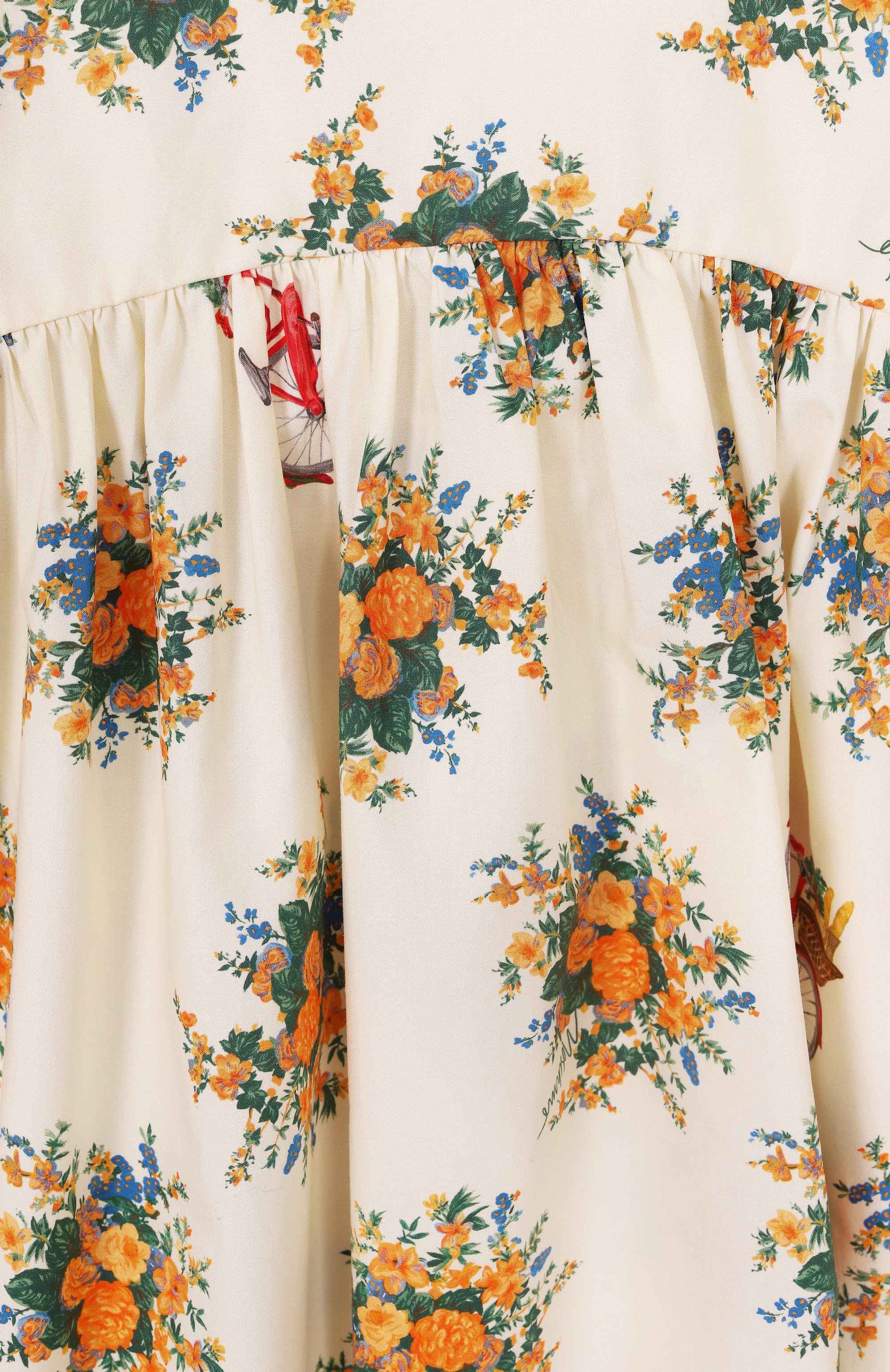 Хлопковое платье MOSCHINO, арт. HDV0G0/LLB56/4-8, фото 3