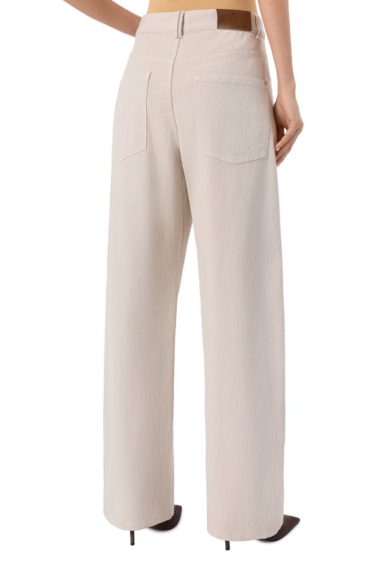 Джинсы Brunello Cucinelli MH137P4057 Кремовый  MH137P4057 Фото 4