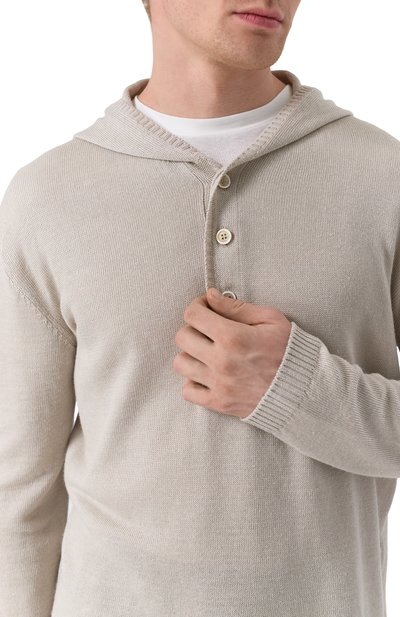 �Худи изо льна и кашемира MVST, арт. 25E/X1P/0/A003/7639, фото 5